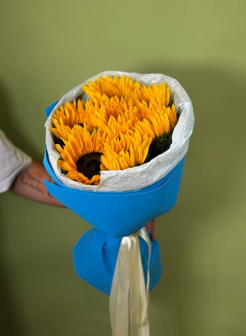 Букет подсолнухов от интернет-магазина цветов в 